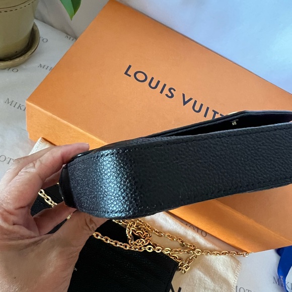 ❌❌SOLD❌❌ Félicie Pochette Louis Vuitton Black Monogram - FULL INCLUSION* - Picture 8 of 14
